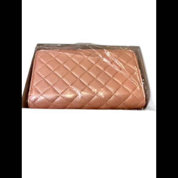 LW pink quilted cash envelope wallet NLA - Picture 1 of 9